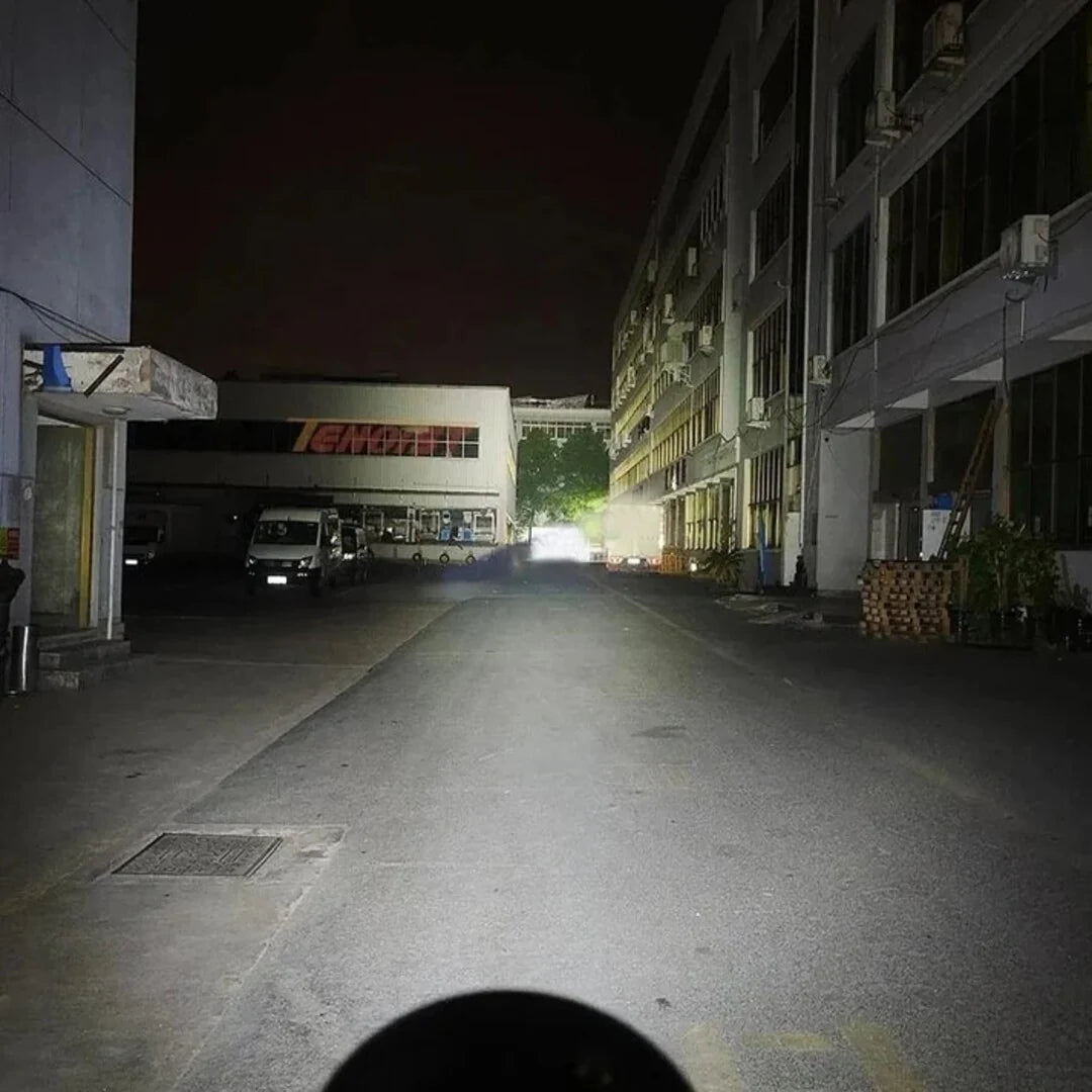 2 Pcs Set HJG 6 SMD Floodlight 120 Watt Cree SMD With Yellow Fog Covers And Wiring Bar Light