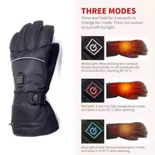 Winter Gloves Cotton Heating Hand Warmer Electric Thermal Gloves Waterproof Snowboard Cycling Motorcycle Bicycle Ski Outdoor