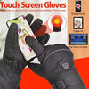 Winter Gloves Cotton Heating Hand Warmer Electric Thermal Gloves Waterproof Snowboard Cycling Motorcycle Bicycle Ski Outdoor
