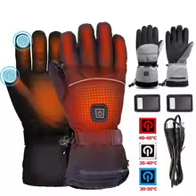 Winter Gloves Cotton Heating Hand Warmer Electric Thermal Gloves Waterproof Snowboard Cycling Motorcycle Bicycle Ski Outdoor